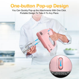 LILPARTNER corded operation ensures reliable power during cooking