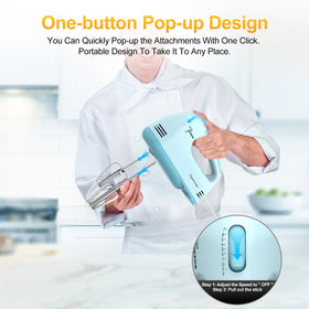 LILPARTNER Dishwasher-safe attachments for easy post-bake cleanup.