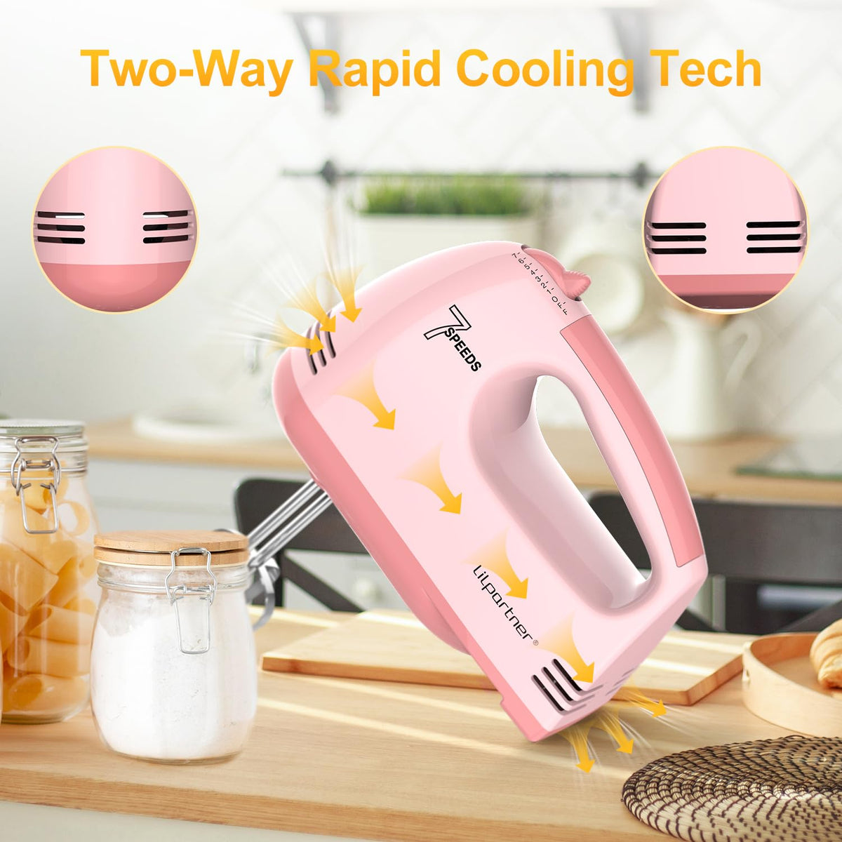 LILPARTNER dishwasher-safe attachments for quick cleanup