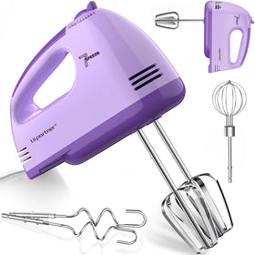 LILPARTNER hand mixer front view showing compact power for quick batters
