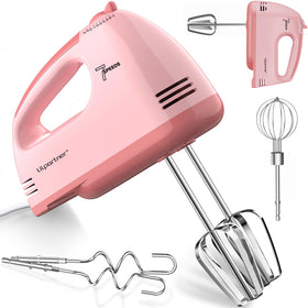 LILPARTNER hand mixer with ultra-power motor for fast batter prep