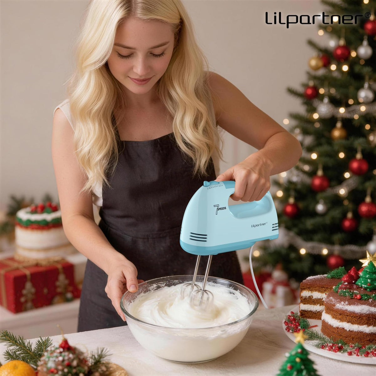 LILPARTNER Whisk ideal for fluffy whipped cream and airy meringues.