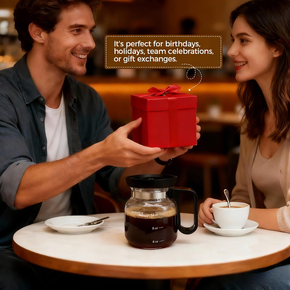 LILVEYUme gift-friendly mug suits birthdays or holidays for coffee and tea lovers.