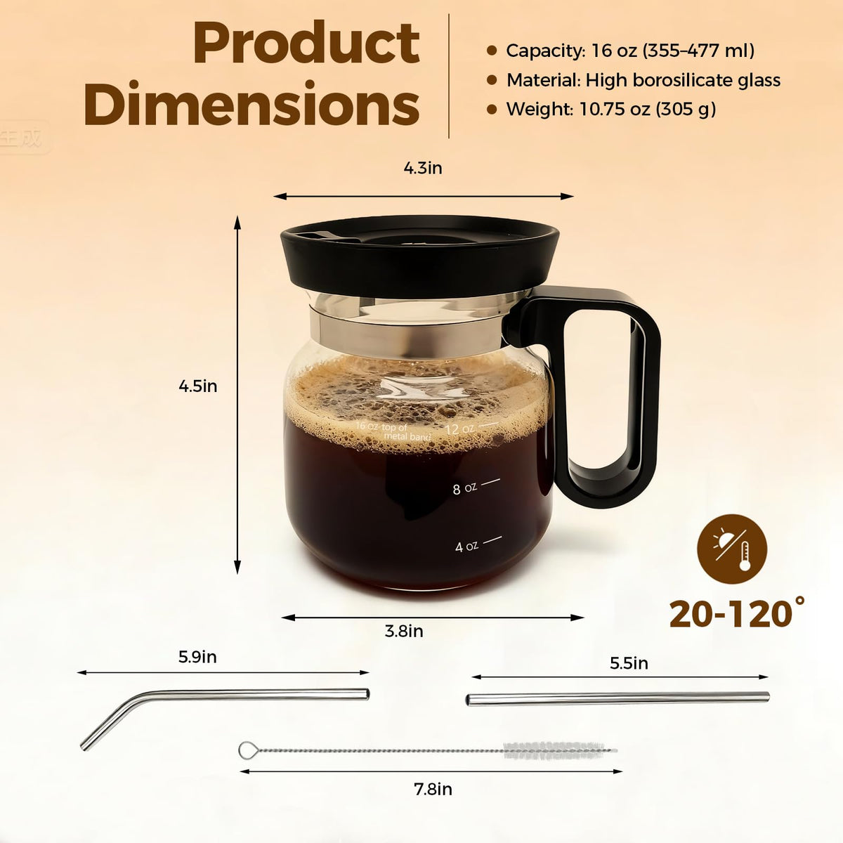 LILVEYUme mug includes reusable straw for sipping tea or coffee on the go.