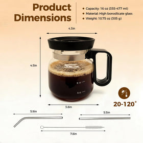 LILVEYUme mug includes reusable straw for sipping tea or coffee on the go.