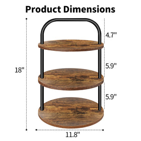 Lilybud Cupcake Stand shows capacity for up to 50 cupcakes across three tiers.
