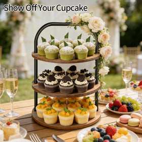 Lilybud Dessert Display features elegant farmhouse design for desserts.