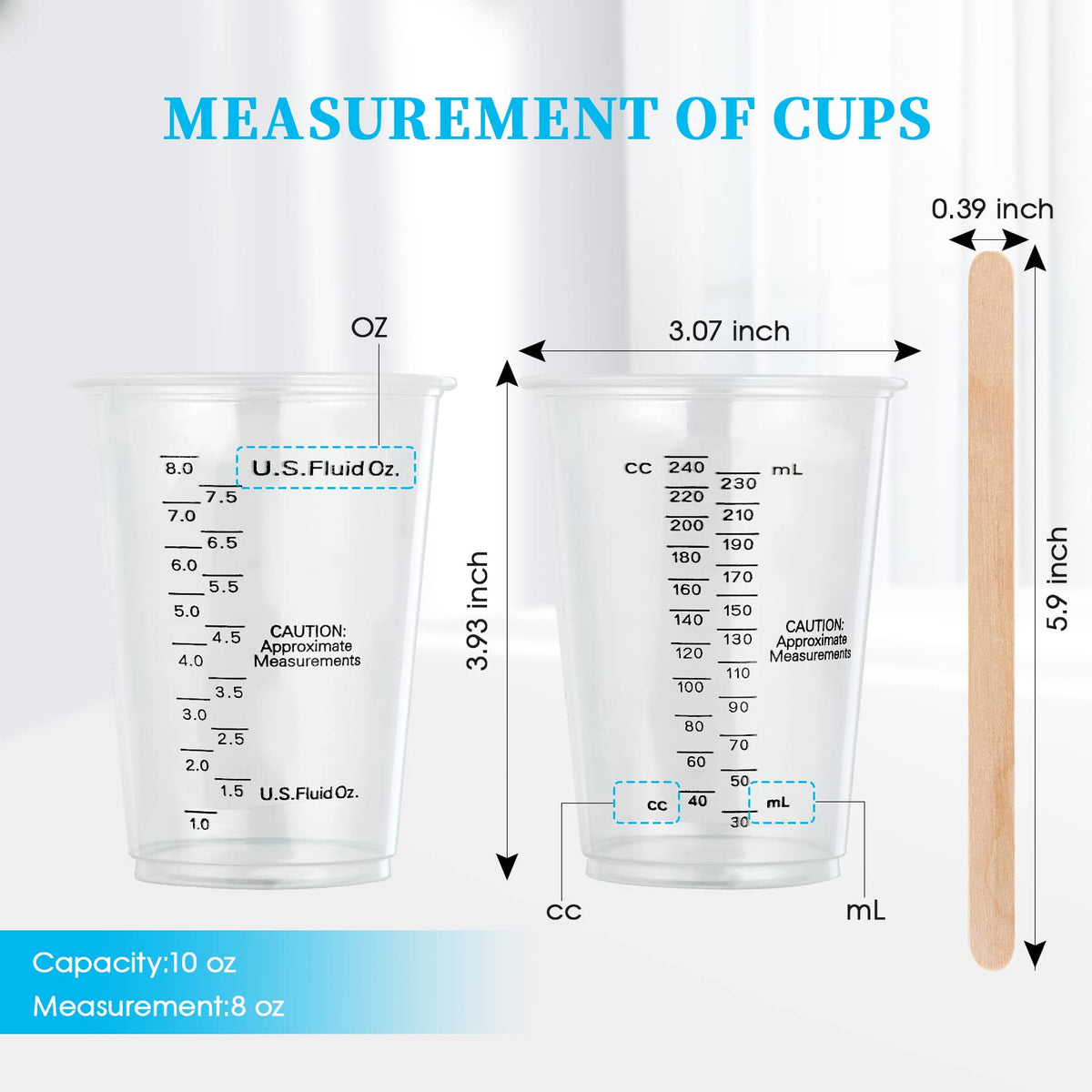 Lilymicky multi-use measuring cups painting enable art projects with controlled mixing.