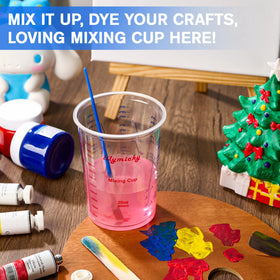 Lilymicky paint mixing cups help DIYers blend colors consistently