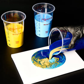 Lilymicky measuring cups offer durable, chemical-resistant construction for epoxy and paints.
