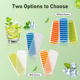 Lily's Home tray shows easy push-out design for clean ice removal.