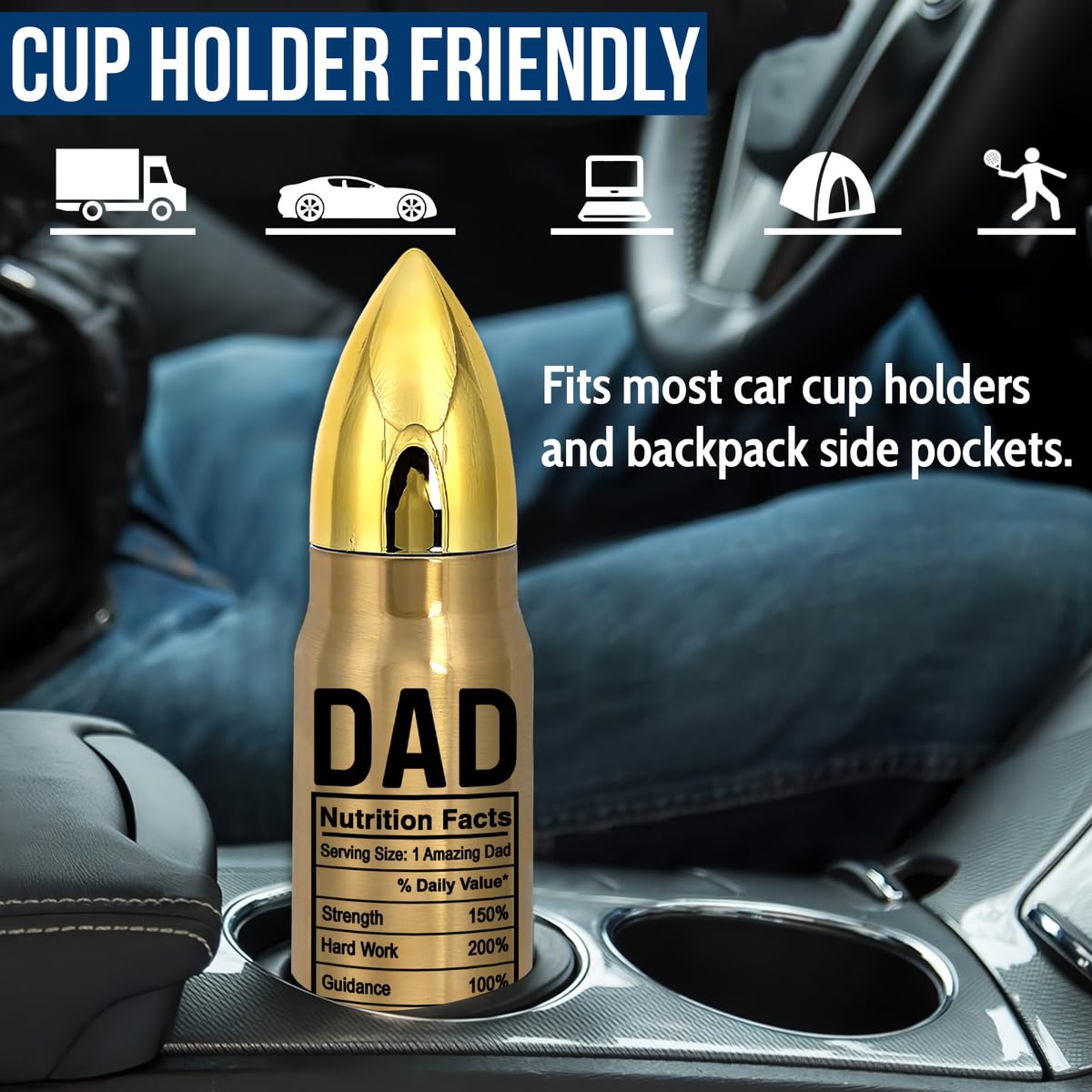 Limima gift-ready design with inspirational wording for dads.