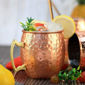 Copper-plated stainless steel interior on LINALL mug for durable daily use