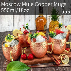 Included copper straws, jigger, and opener with LINALL set for complete entertaining