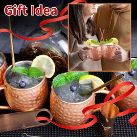 LINALL Moscow Mule mugs are easy to clean and tarnish-resistant for everyday use.