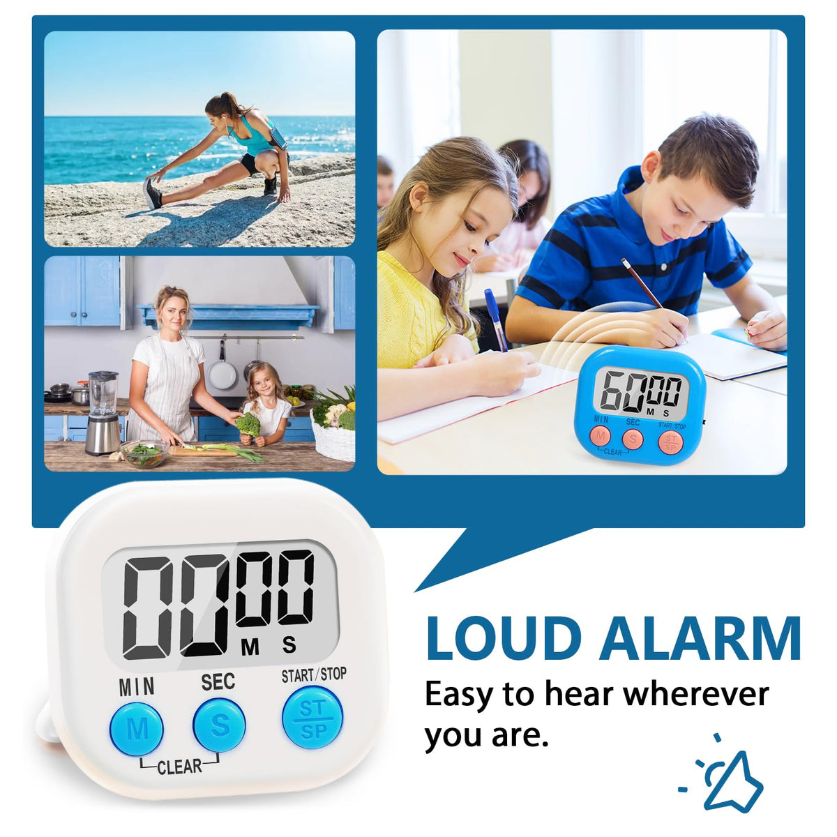 Linaustfb retractable stand and magnet allow versatile placement on boards or desks.