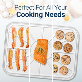 Linda's Essentials bottom-dish-pan-mat provides reusable value for mess-free meal prep.