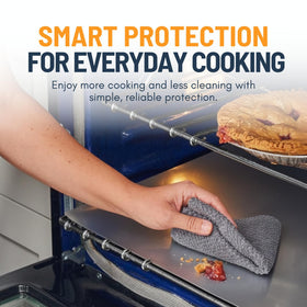 Linda's Essentials BPA-free and PFOA-free liner supports a clean kitchen routine.