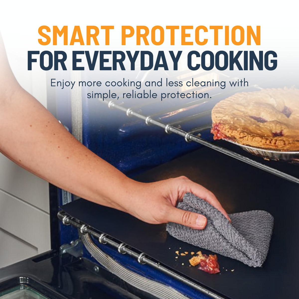 Linda's Essentials protective liners catch spills and prevent messes
