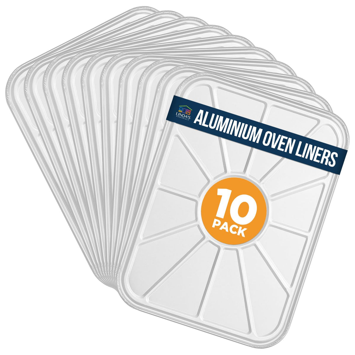 Linda's Essentials oven liner bottom-foil-pack keeps your oven cleaner after messy meals.