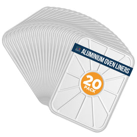 Linda's Essentials oven liner bottom pack 20 catching spills for quick cleanup