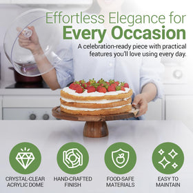 Linda's Essentials parchment sheets included for easy baking and serving prep.