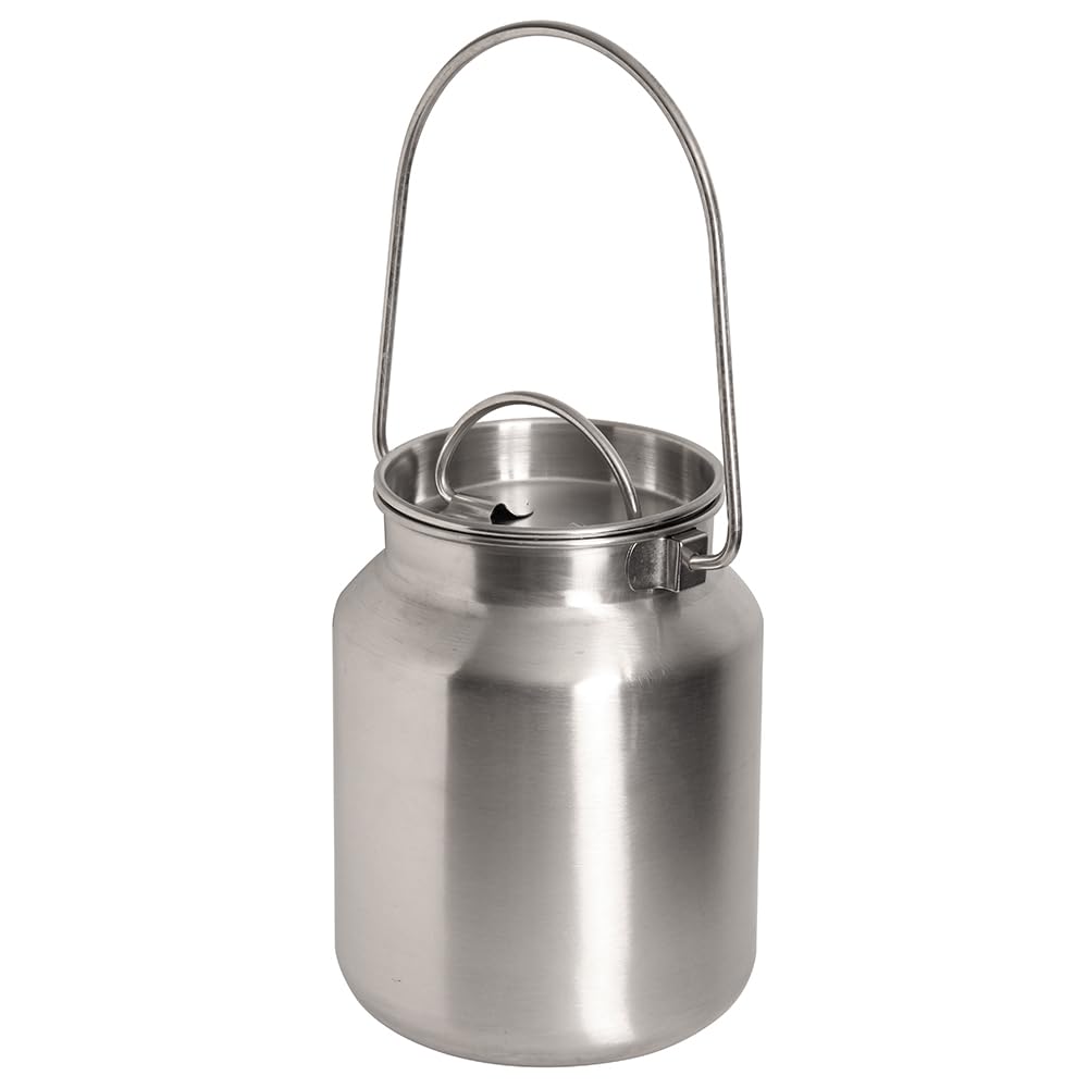 Polished mirror finish milk jug adds a sleek kitchen touch