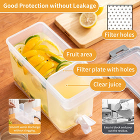 Lingerlanden detachable filter plate keeps juice smooth and unclog-free.