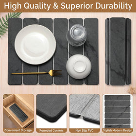 Linidcoud diatomaceous earth-based material offers high absorbency and quick drying