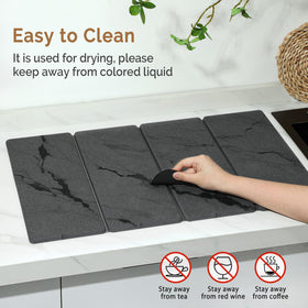 Linidcoud foldable drying mat for easy storage after use.