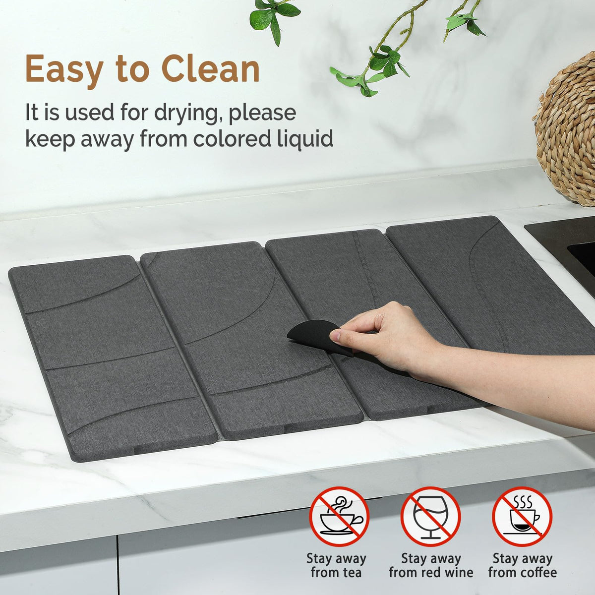 Linidcoud foldable drying pad compact for easy storage when not in use