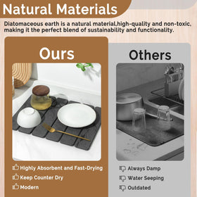 Linidcoud versatile mat doubles as bath mat or plant saucer