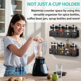 Linidcoud organizer simplifies daily routines around drinkware and lids.