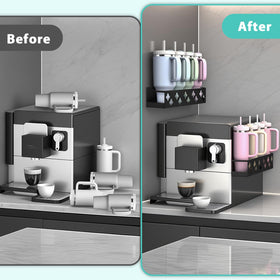 Linidcoud space-saving design reduces countertop clutter.