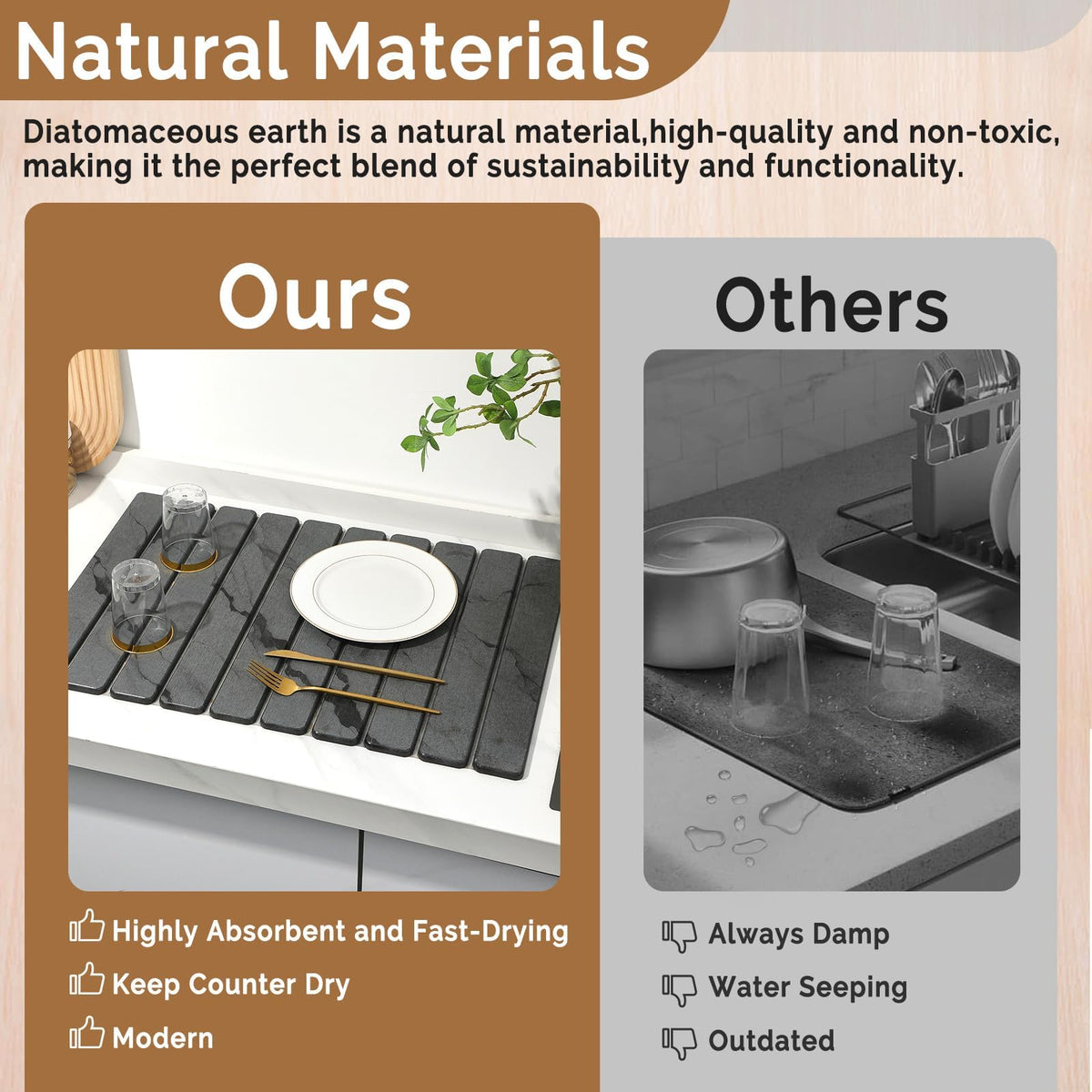 Linidcoud versatile mat used as bath mat or plant saucer.