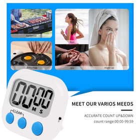 LinkDm count-up/countdown timer for precise meal timing.