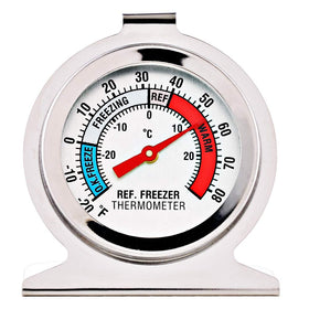 LinkDm four-pack large dial thermometer suitable for freezer and refrigerator use