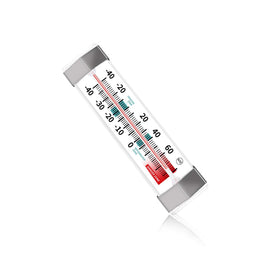 LinkDm fridge thermometer dial closeup highlights accurate, at-a-glance temps.
