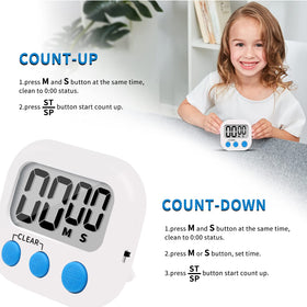 LinkDm timer delivers a loud, clear alarm across the room.