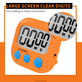 LinkDm multicolor timer with large readout for quick visibility.