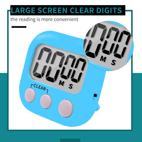 LinkDm timer magnetic back on fridge enables hands-free timing in the kitchen