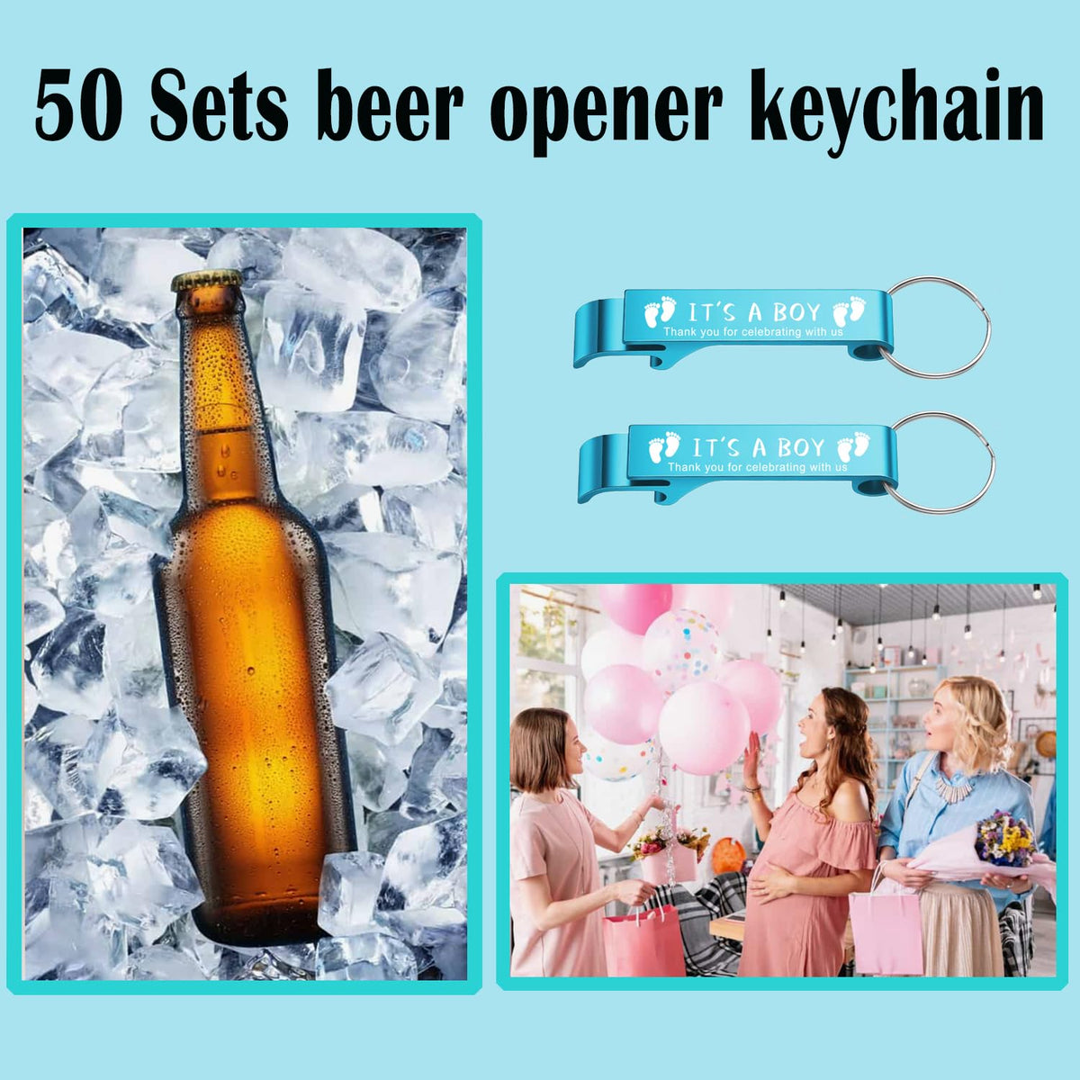 LINSHDA durable aluminum bottle opener keychain for everyday use after celebrations