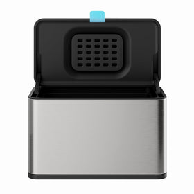 LINSSEN 1-gallon compact bin fits tight kitchen spaces.