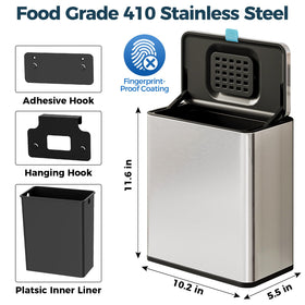 LINSSEN compact stainless steel design with fingerprint-proof coating.