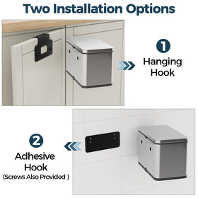 LINSSEN inner bucket removable for easy dumping and cleaning.