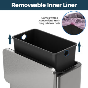 LINSSEN silicone carrying handle for easy, clean disposal.