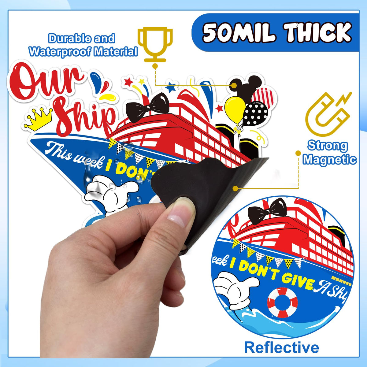 Lionoble captain mouse hat magnet boosts themed room ambiance.