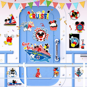 Lionoble cruise ship magnet adds nautical charm to metal doors.