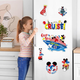 Lionoble lifebuoy and anchor magnet for playful decor.