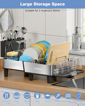 LIONONLY dish rack cup holder keeping glasses neatly dry